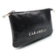 Monedero piel elefante negro CARAMELO