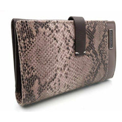 BILLETERA PIEL SNIKE CON BROCHE MARRON | CARAMELO | 1 UNIDAD | 810958270