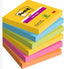 Nota Adhesiva Post-it 76x76 Carnival Marca Post-it Pack 6 x 90 hojas