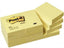 Pack 12 tacos notas post-it 653 amarillas 38x51mm