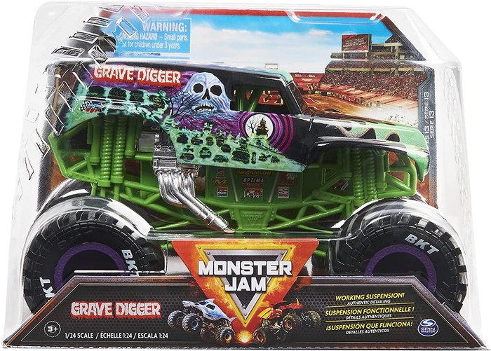 MONSTER JAM SURTIDO DIE CAST 1:24 | SPIN MASTER MONTER JAM | 1 UNIDAD | 778988141137