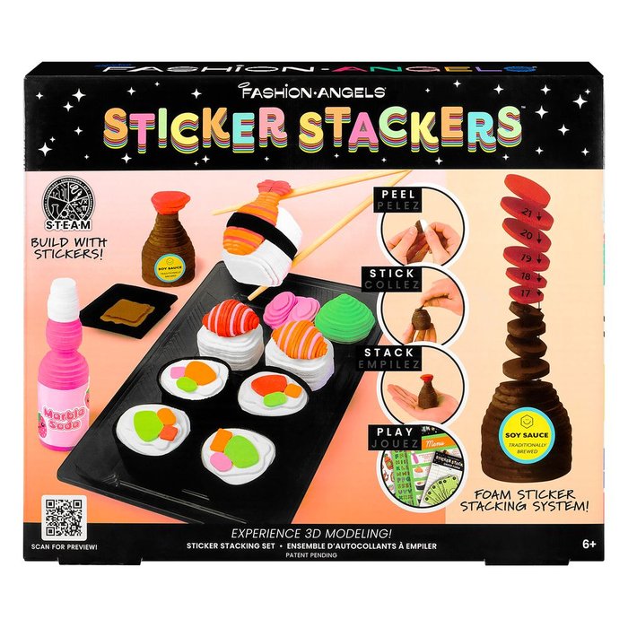 STICKER STACKERS PEGATINAS 3D SET DE SUSHI | CRAYOLA CREATIONS | 1 UNIDAD | 787909131942
