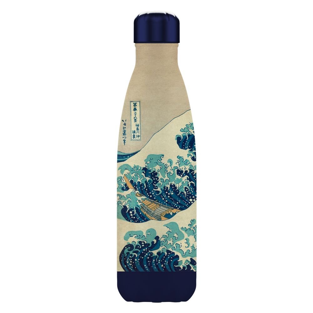 BOTELLA ISOTERMICA 500ML LA GRAN OLA HOKUSAI | ENESCO | 1 UNIDAD | 846007015551