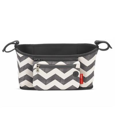 BOLSO ORGANIZADOR COCHECITO GRIS Y BLANCO | SKIP HOP | 1 UNIDAD | 879674018679