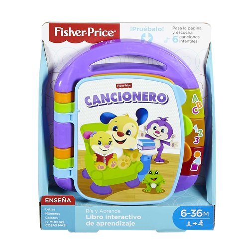 RIE Y APRENDE LIBRO APRENDIZAJE DE PERRITO CANCIONERO | FISHER-PRICE MATTEL | 1 UNIDAD | 887961621747