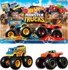MONSTER TRUCK HOT WHEELS DUETOS DEMOLICION 1:64 SURTIDOS | HOT WHEELS MATTEL | 1 UNIDAD | 887961705430