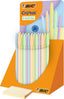 Exp 40 bolígrafo bic cristal pastel colores surtidos tinta azul