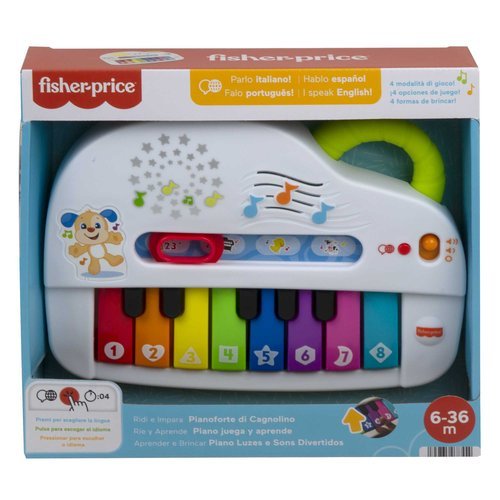 FISHER PRICE RIE Y APRENDE PIANO MUSICAL MULTILENGUAJE | FISHER-PRICE MATTEL | 1 UNIDAD | 1947350785548