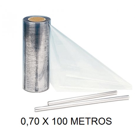 FORRALIBROS BOBINA PLASTICO 0,70X100 RENOLIT | 1 UNIDADES | (RENOLIT-HISPANIA, S,A, ESTELLA)