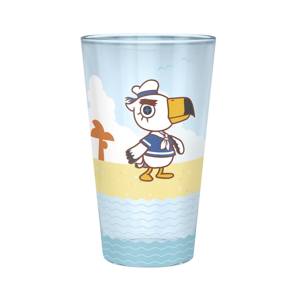 VASO GRANDE 400ML PERSONAJES DE LA PLAYA ANIMAL CROSSING | ABYSSE | ENVASE 2 UDS. UNIDAD | 2366536115808