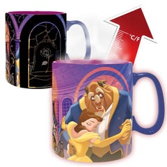 TAZA CAMBIO DE CALOR 460 ML LA BELLA Y LA BESTIA DISNEY | ABYSSE | ENVASE 2 UDS. UNIDAD | 2366536115860