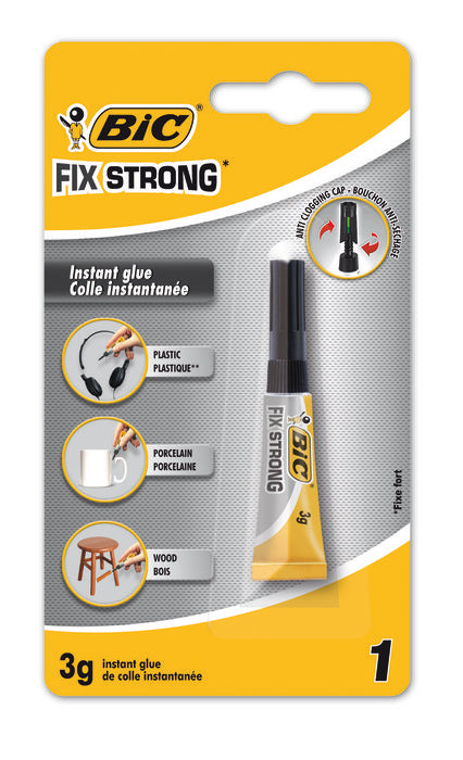 PEGAMENTO BIC FIX STRONG 3 GR LIQUIDO BL 1 UNIDAD 9017581 | 1 UNIDADES | (BIC)