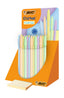 Expositor 40 Bolígrafos Bic Cristal Pastel Colores Surtidos