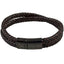 PULSERA ACERO Y PIEL DEVOTA Y LOMBA | TRAVEL FANTASY | 1 UNIDAD | 3105210000202