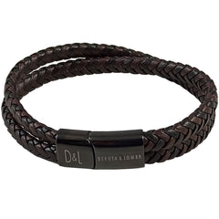 PULSERA ACERO Y PIEL DEVOTA Y LOMBA | TRAVEL FANTASY | 1 UNIDAD | 3105210000202