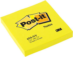 BLOC NOTAS POST-IT 76X76 NEON AMARILLO | 6 UNIDADES | (POST-IT)