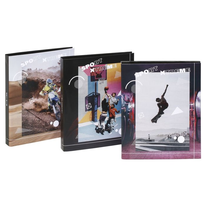 CARPETA A4 2 ANILLAS 40MM CARTON SPORT DEPORTES | 1 UNIDADES | (VIQUEL DISEÑO)