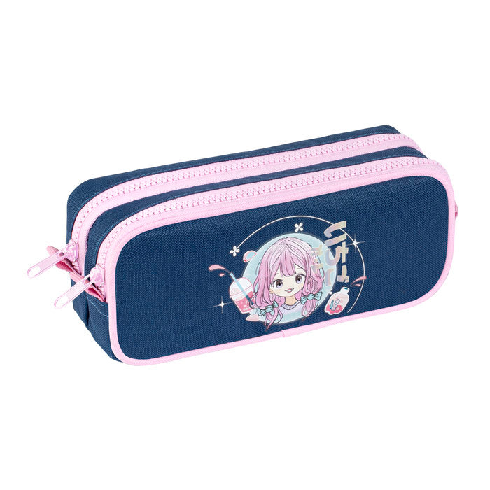 PORTATODO DOBLE RECTANGULAR MANGA_ROSA | VIQUEL DISEÑO