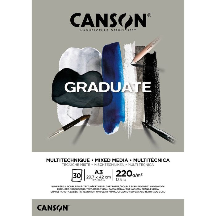 Bloc Espiral Estándar Liso 30H 220g | Guarro & Canson | Cartón | Formato Estándar | Pack 5 Unidades
