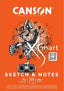 Bloc encolado A4 Canson Guarro Sketch Notes 90 g