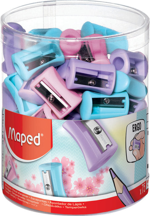 BOTE 75 AFILALAPIZ MAPED VIVO 1 USO COLORES PASTEL | 75 UNIDADES | (MAPED)