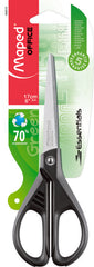 TIJERA OFICINA ESSENTIALS GREEN 17CM SIMETRICA TRY ME | 1 UNIDADES | (MAPED)