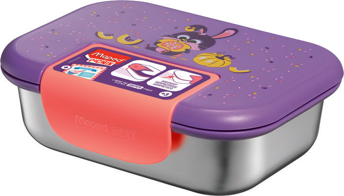 TUPPER MINIZ CONTENEDOR ACERO INOXIDABLE 900ML CONEJO | MAPED | 1 UNIDAD | 3154148740025