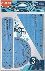 JUEGO REGLAS MAPED TWISTN FLEX 3PZAS | 1 UNIDADES | (MAPED)