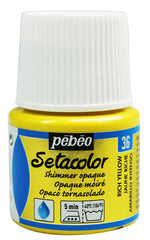 PINTURA SETACOLOR OPACO 45 ML AMARILLO RICO TORNASOLADO | PEBEO | 1 UNIDAD | 33167862950367