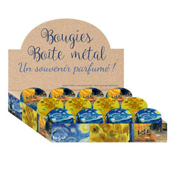 EXP, 12 UD VELA PERFUMADA EN CAJA METALICA VAN GOGH SURTIDA | ENESCO | ENVASE 12 UDS. UNIDAD | 3453131166010