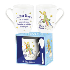 TAZA CUCHARA DE CAJA INDIVIDUAL BLANCA LPP ARCOIRIS | ENESCO | 1 UNIDAD | 3453131173421