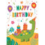 Tarjeta Felicitacion Zig-zag Dinosaurios 15x22 cm PICTURA