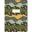 Cuaderno A5 tapa rígida motivo japonés floral PICTURA