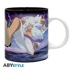 TAZA 320ML ONE PIECE LUFFY CONTRA KAIDOU CAJA 2UDS | ABYSSE | ENVASE 2 UDS. UNIDAD | 13665361129568