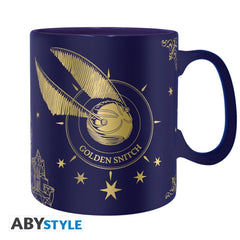 TAZA 460 ML SNITCH DORADA HARRY POTTER | ABYSSE | ENVASE 2 UDS. UNIDAD | 23665361154871