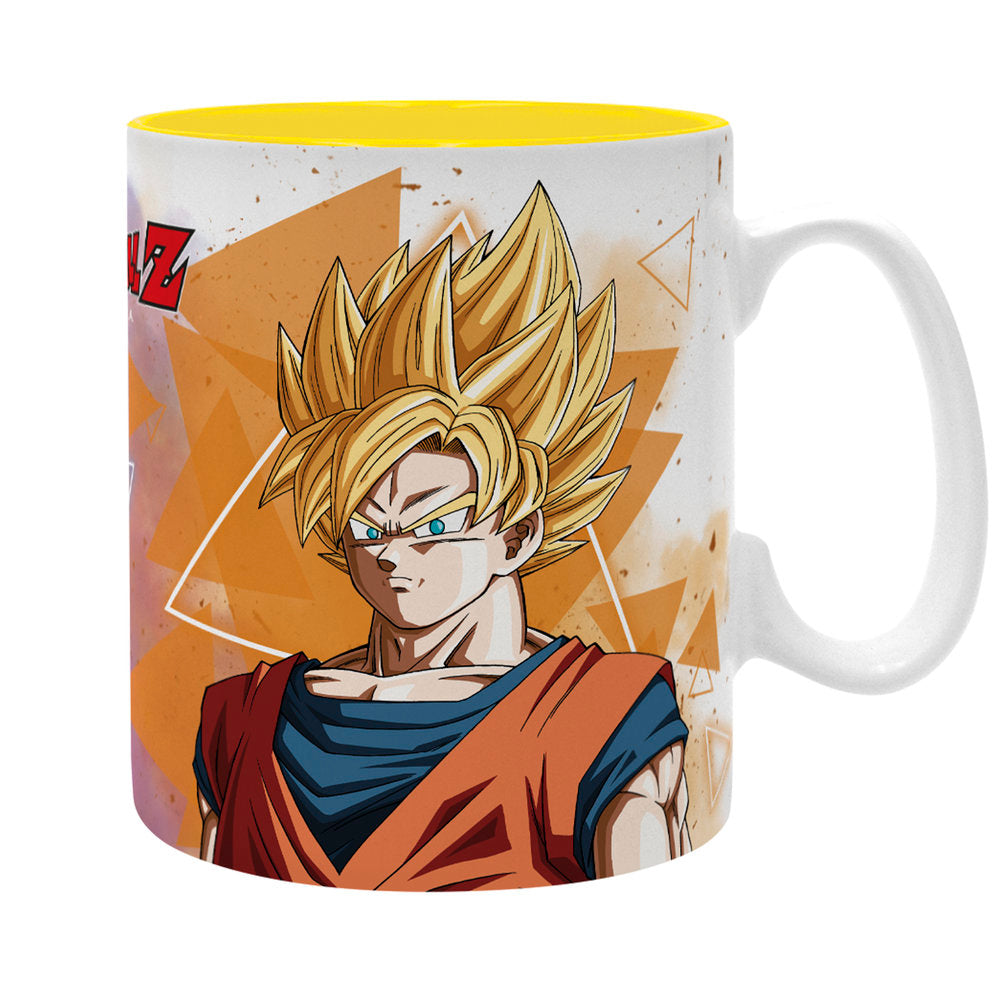 TAZA 460 ML DBZ GOKU & VEGETA DRAGON BALL | ABYSSE | ENVASE 2 UDS. UNIDAD | 13665361161834