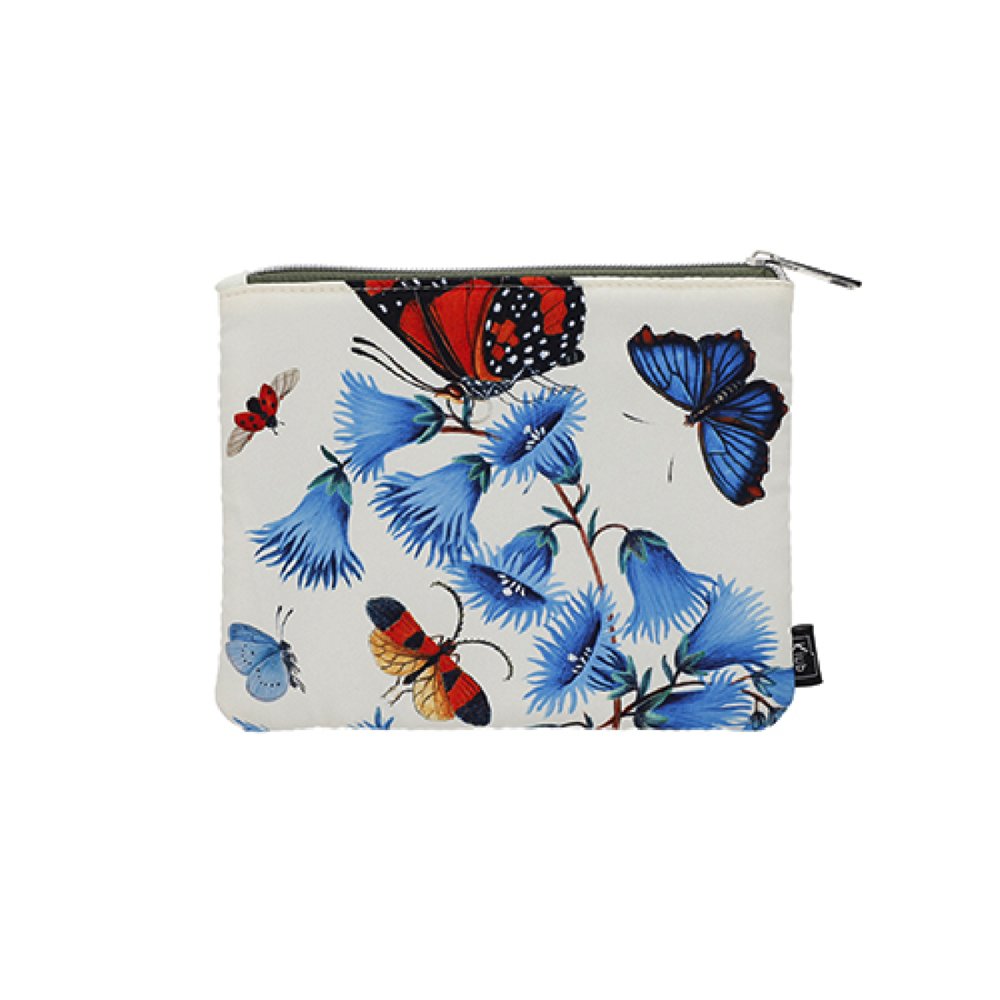 MONEDERO CON CREMALLERA MARIPOSAS AZULES | KIUB | 1 UNIDAD | 3700572810713