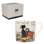 Taza porcelana Gato y Cojines 425 ml KIUB con caja regalo