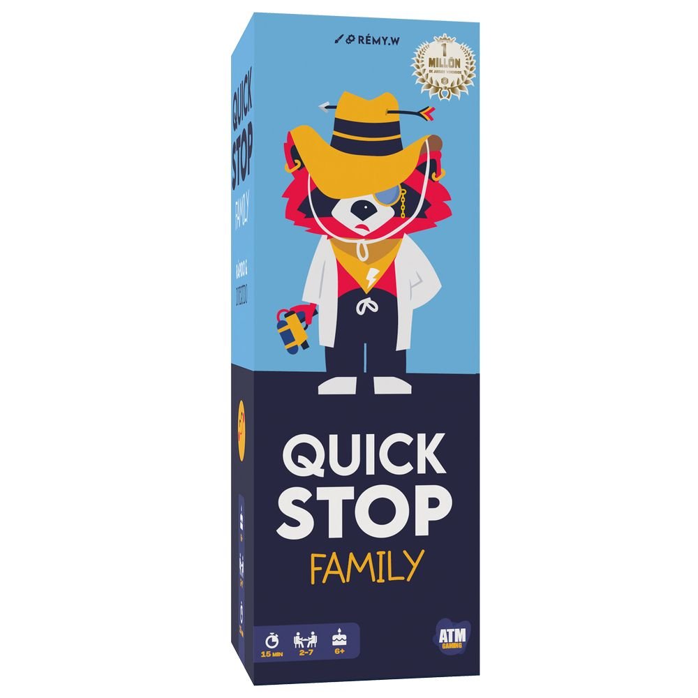 JUEGO DE MESA QUICK STOP FAMILY | ASMODEE JUEGOS | 1 UNIDAD | 3770011991976