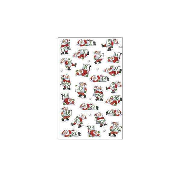 STICKER 5U BSB NAVIDAD PAPA NOEL 09-216 | ARGUVAL NAVIDAD | ENVASE 5 UDS. UNIDAD | 4004680426071