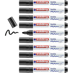 Rotulador Edding 4500 Tela Negro | Edding | Pack 10 Unidades