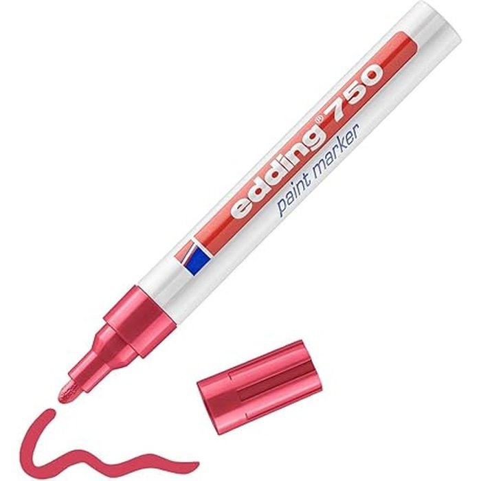 Rotulador Edding 750 Rojo | Edding | Pack 10 Unidades