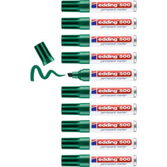 Rotulador Edding 500 Verde | Edding | Pack 10 Unidades