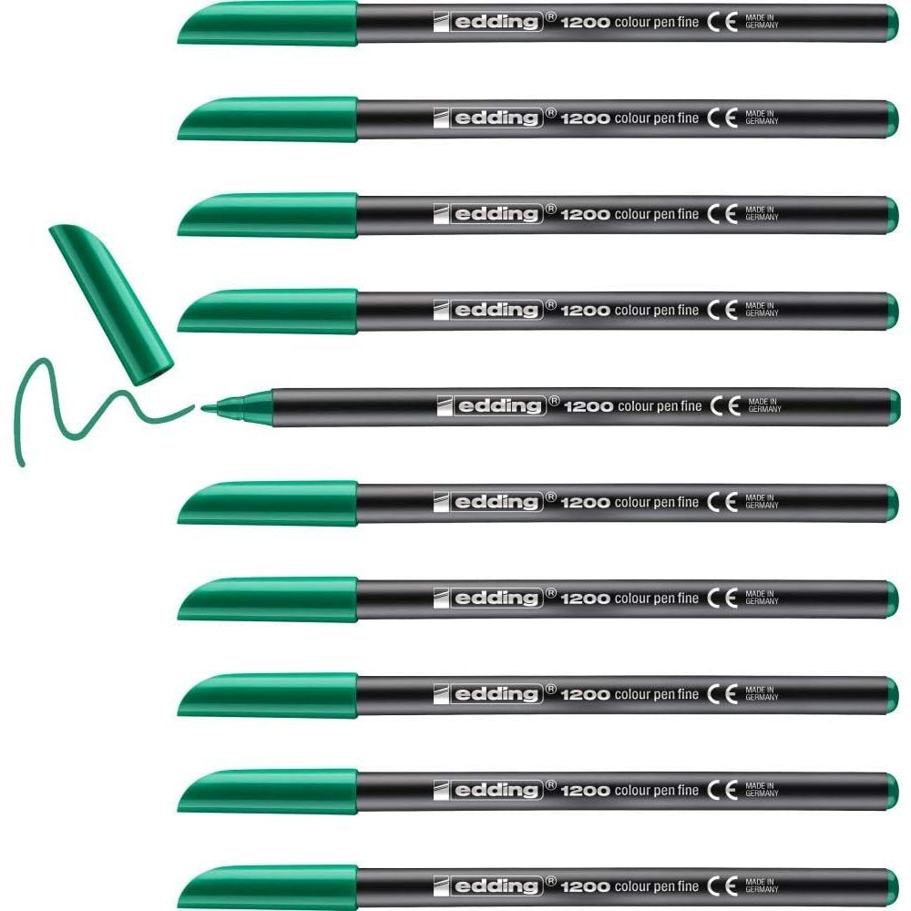 Rotulador Edding 1200 Verde | Edding | Pack 10 Unidades