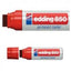 Rotuladores permanentes Rojo Edding 850 Pack 5 unidades