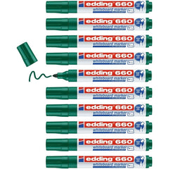 Rotulador Pizarra Edding 660 Verde | Edding | Pack 10 Unidades