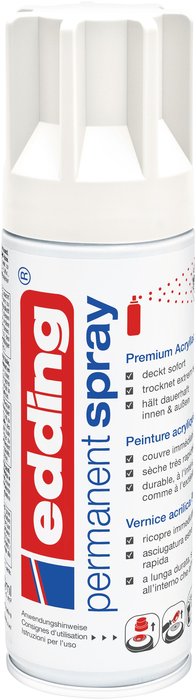 PINTURA ACRILICA SPRAY EDDING 5200 PERMANENTE BLANCO TRAFIC | 1 UNIDADES | (EDDING)