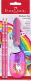 Set Faber Lapiz Goma y Afilalápiz Unicornio Grafito Hb Faber Castell