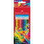 Lápiz Faber Castell Triangular Ergonomics 12 Colores Surtido