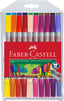 Rotulador Faber Castell Doble Punta 20 Colores Surtidos | Faber Castell | Pack 1 Unidades